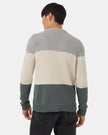 Highline Blocked Crew Sweater