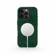 Green Alcantara Case For iPhone 16 Pro Max