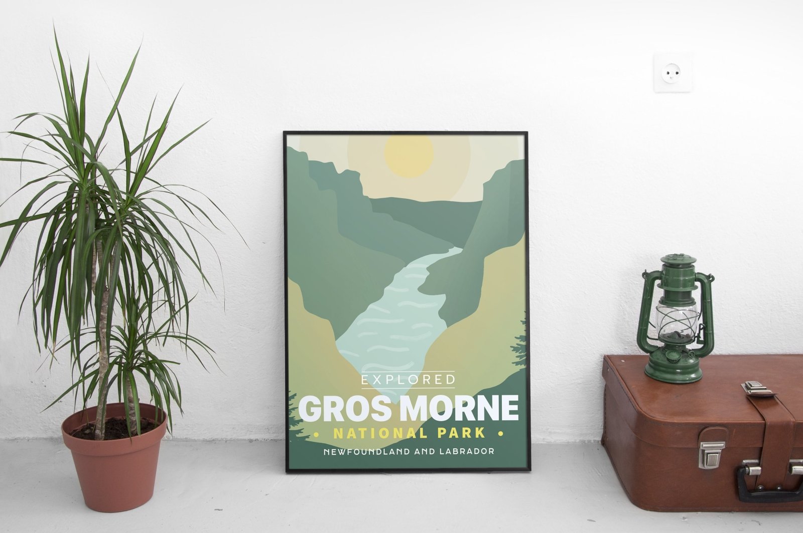 Gros Morne National Park 'Explored' Poster, Canada Parks