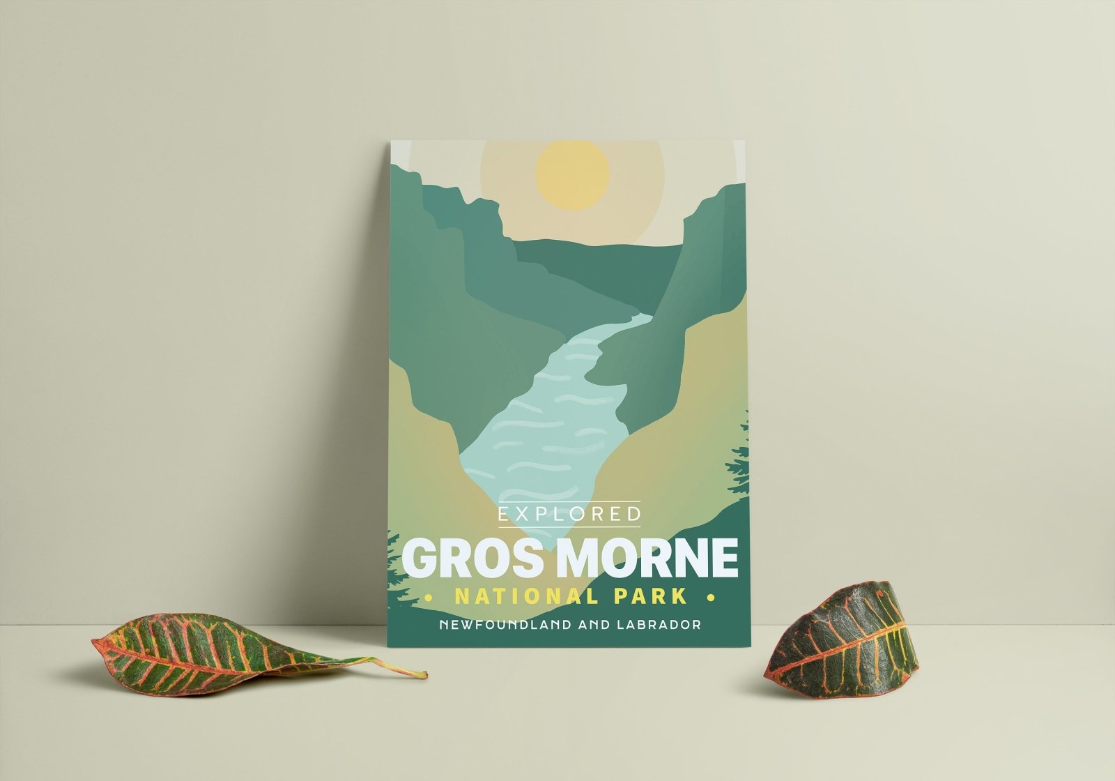 Gros Morne National Park 'Explored' Poster, Canada Parks