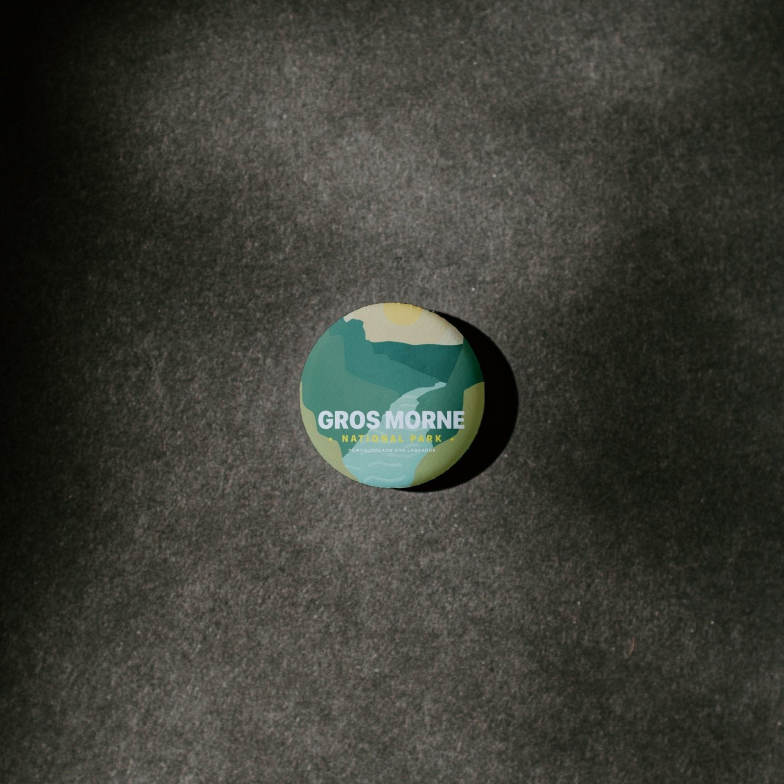 Gros Morne National Park of Canada Pinback Button, Canada Parks