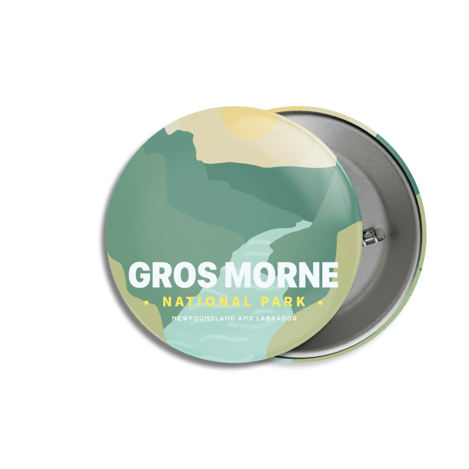 Gros Morne National Park of Canada Pinback Button, Canada Parks