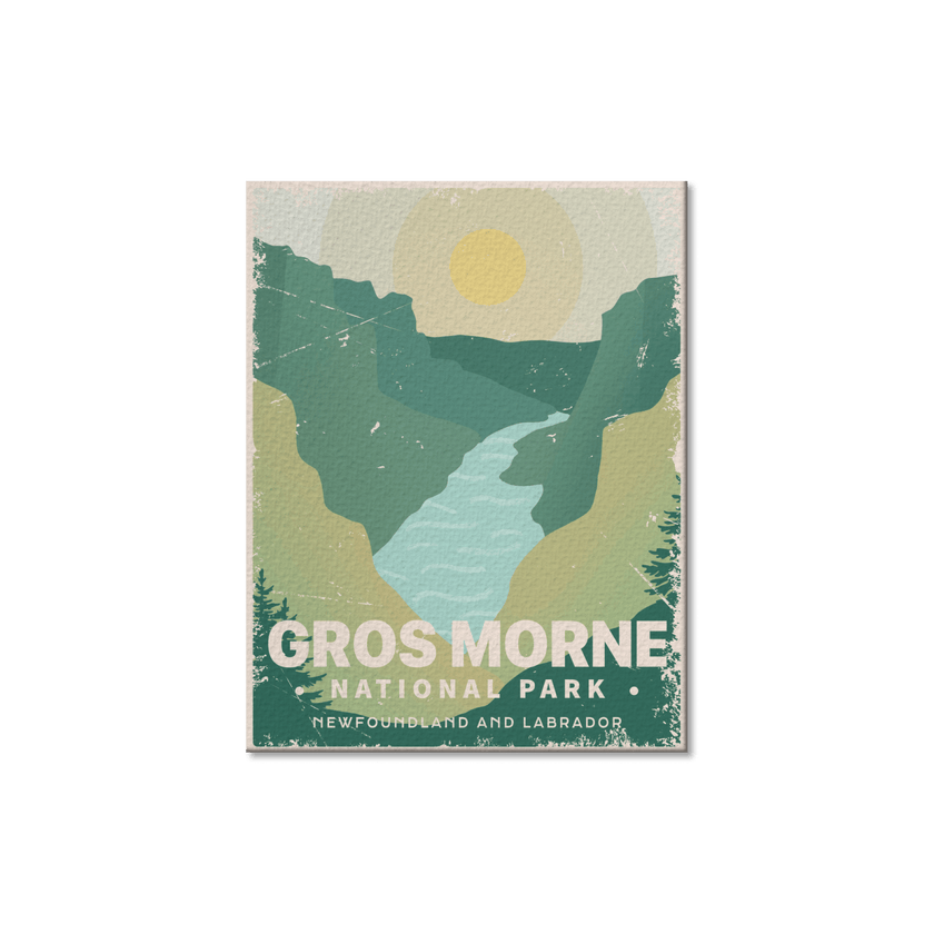 Gros Morne National Park of Canada Postcard, Canada Parks