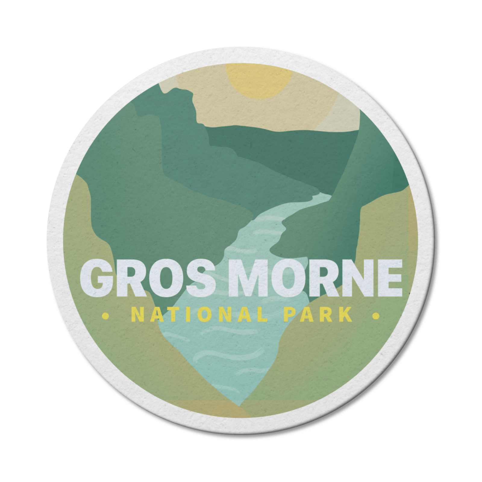 Gros Morne National Park of Canada Waterproof Vinyl Sticker, Canada Parks
