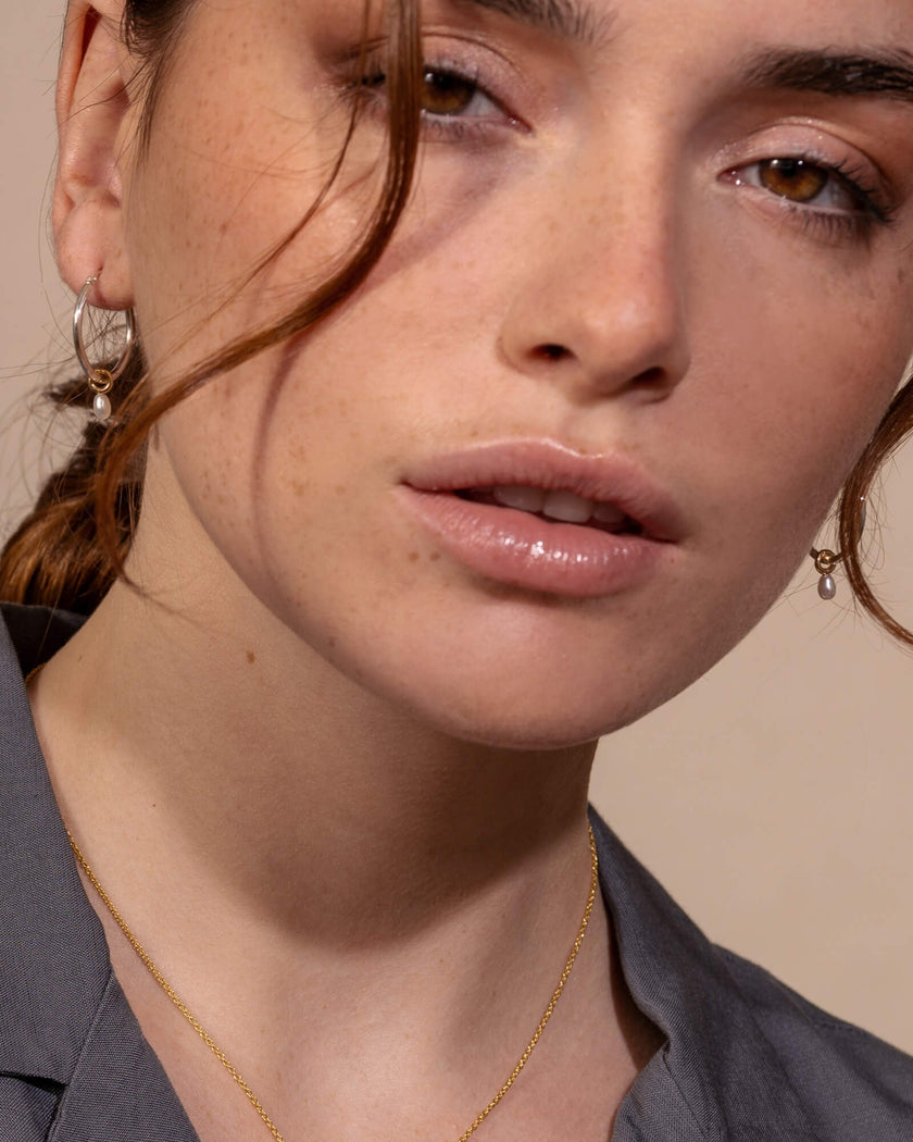 Marie-Joséphine - Boucles d’oreilles avec petites perles d’eau douce
