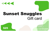 Sunset Snuggles Gift cards