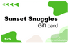 Sunset Snuggles Gift cards