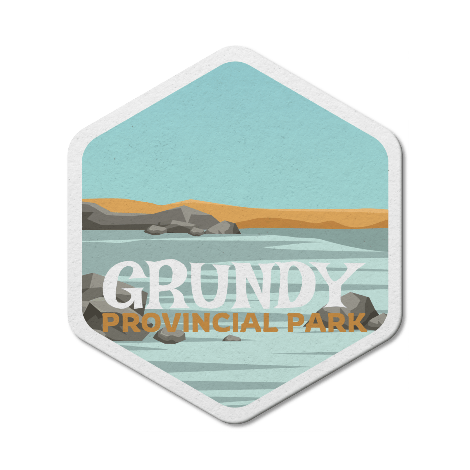 Grundy Lake Ontario Provincial Park Waterproof Vinyl Sticker, Canada Parks
