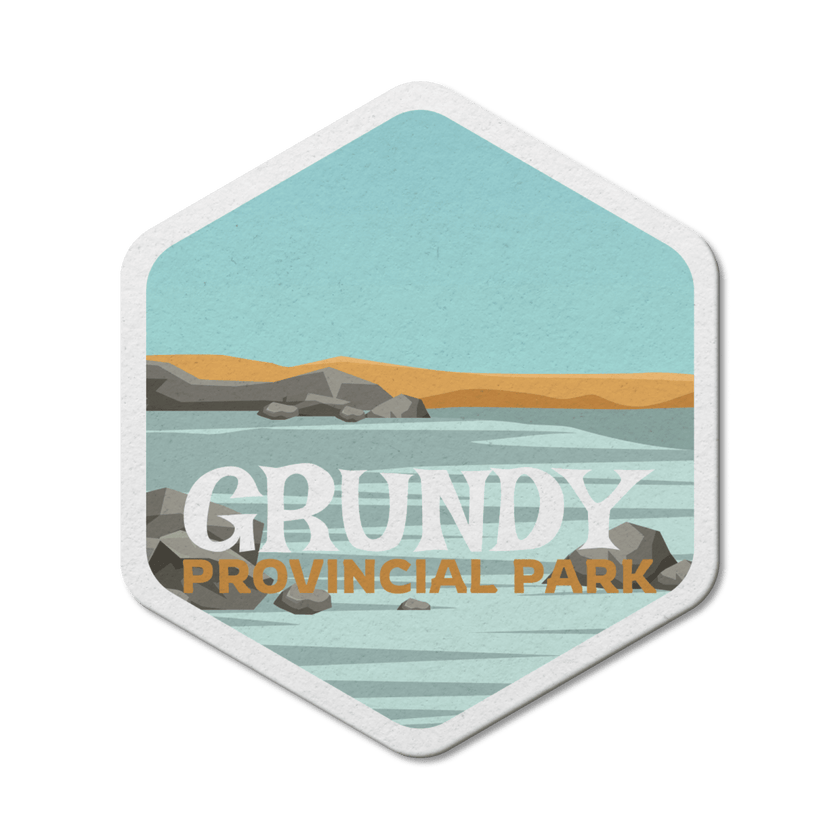 Grundy Lake Ontario Provincial Park Waterproof Vinyl Sticker, Canada Parks