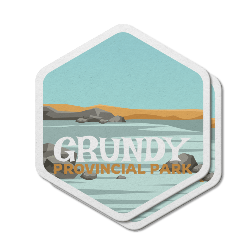 Grundy Lake Ontario Provincial Park Waterproof Vinyl Sticker, Canada Parks