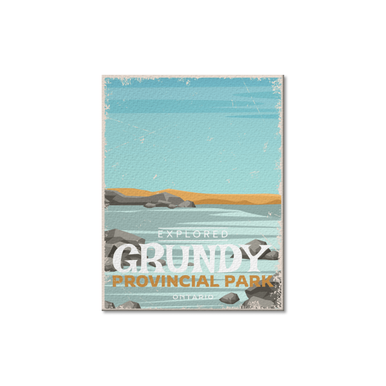 Grundy Ontario Provincial Park Postcard, Canada Parks