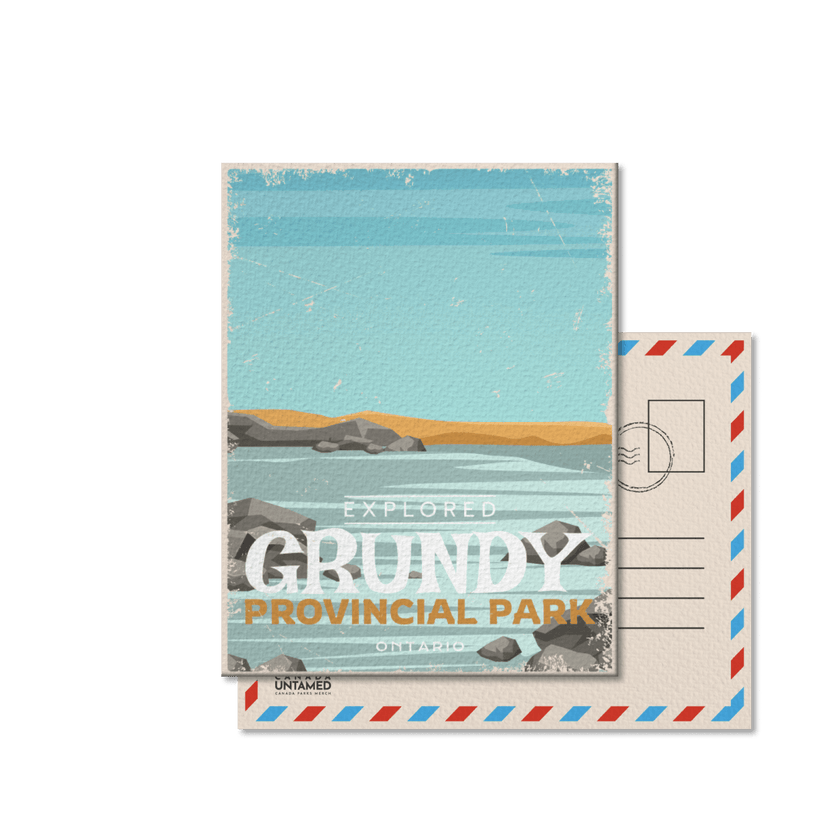 Grundy Ontario Provincial Park Postcard, Canada Parks