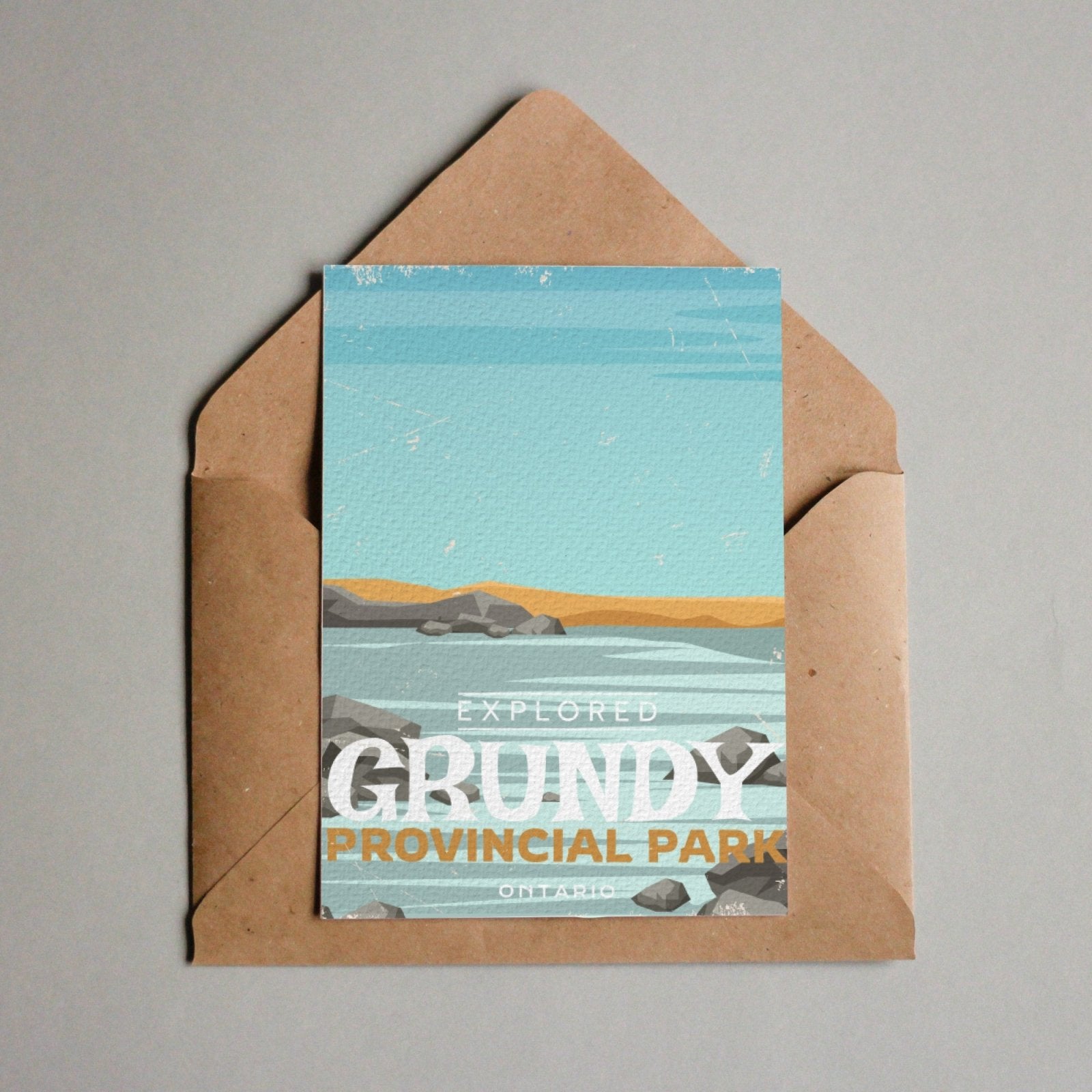 Grundy Ontario Provincial Park Postcard, Canada Parks