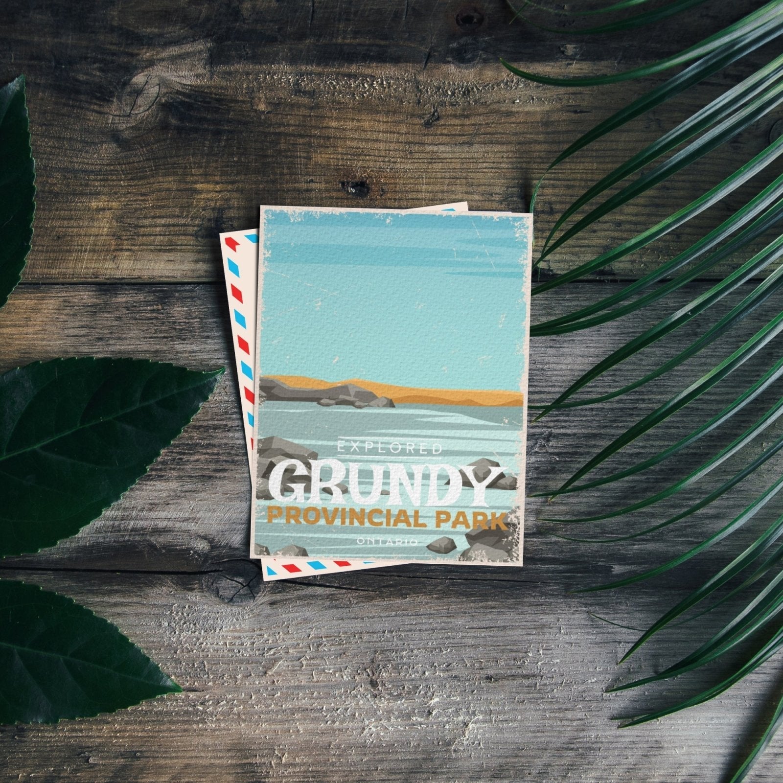 Grundy Ontario Provincial Park Postcard, Canada Parks