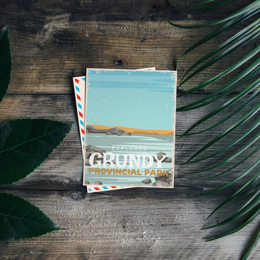 Grundy Ontario Provincial Park Postcard, Canada Parks