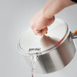 GSI Outdoors Glacier Stainless Camper Four Person Multi-Use Cookset