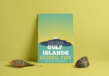 Gulf Islands National Park 'Explored' Poster, Canada Parks