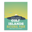Gulf Islands National Park 'Explored' Poster, Canada Parks