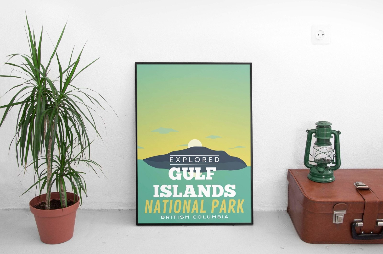 Gulf Islands National Park 'Explored' Poster, Canada Parks