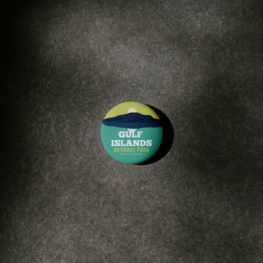 Gulf Islands National Park of Canada Pinback Button, Canada Parks
