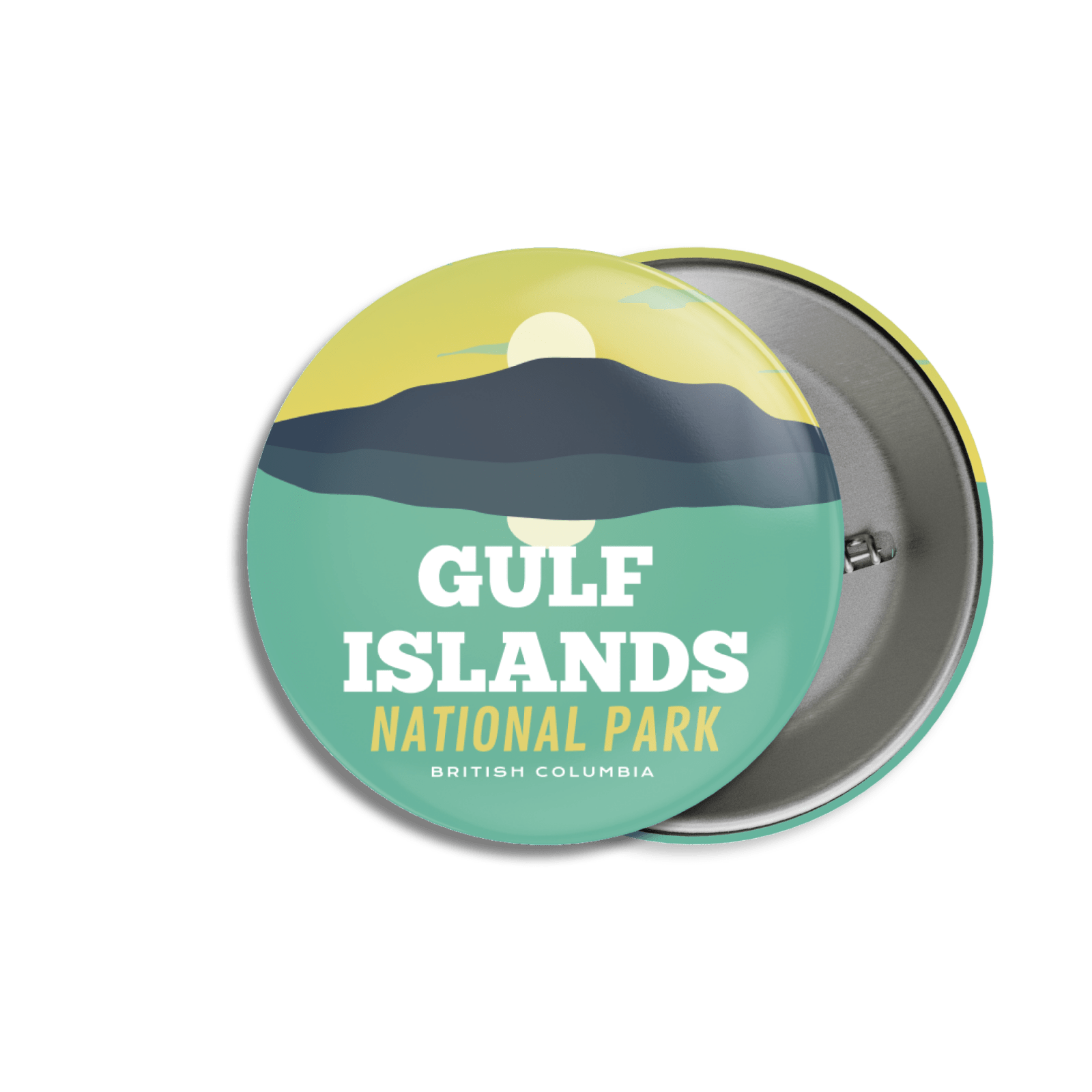 Gulf Islands National Park of Canada Pinback Button, Canada Parks