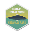 Gulf Islands National Park of Canada Waterproof Vinyl Sticker, Canada Parks
