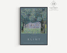 Gustav Klimt Art Prints: Farmhouse and Italian Garden Duo