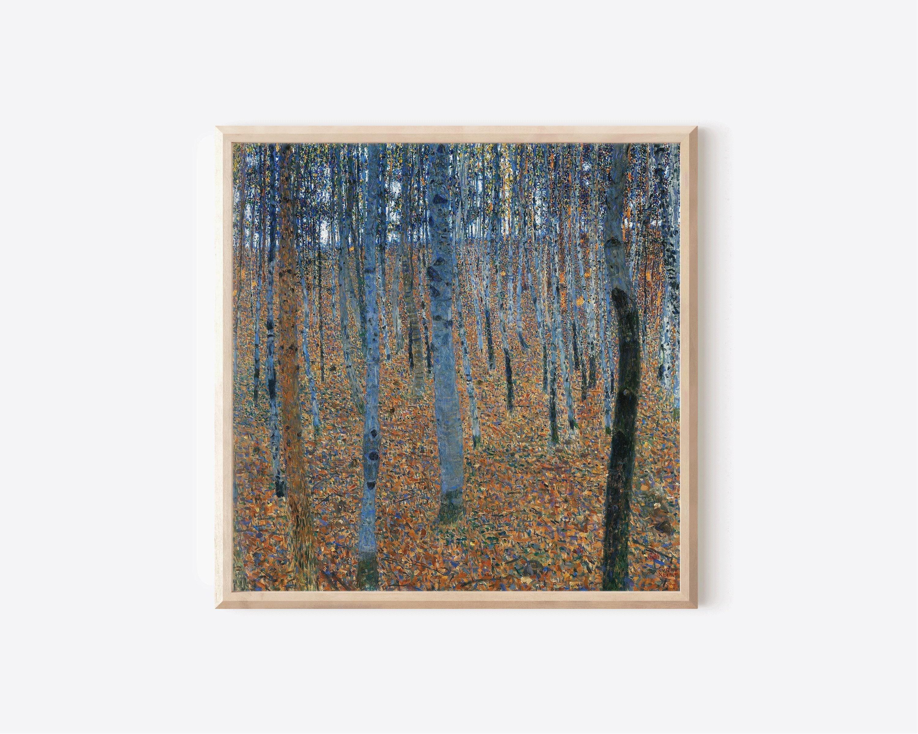 Gustav Klimt - Beech Grove | Famous Vintage Painting (available handframed or unframed) 1x1