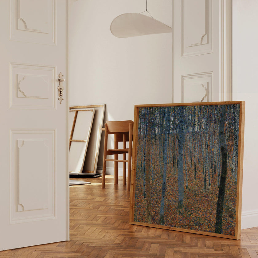 Gustav Klimt - Beech Grove | Famous Vintage Painting (available handframed or unframed) 1x1
