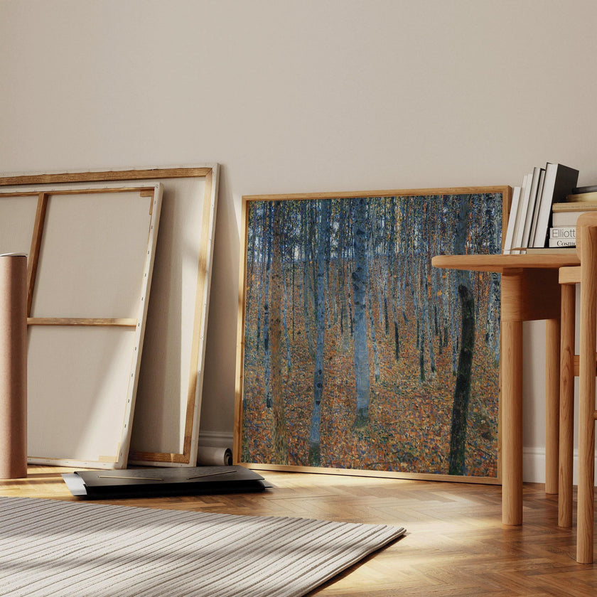 Gustav Klimt - Beech Grove | Famous Vintage Painting (available handframed or unframed) 1x1