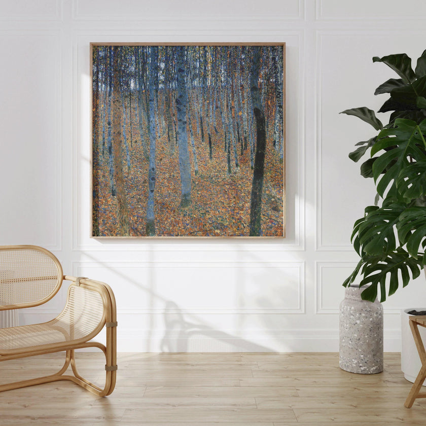 Gustav Klimt - Beech Grove | Famous Vintage Painting (available handframed or unframed) 1x1