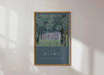 Gustav Klimt - Farmhouse | Famous Vintage Painting (available handframed or unframed)