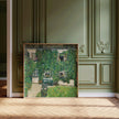 Gustav Klimt - Forester Garden | The Legendary Vintage Painting in Green (available handframed or unframed) 1x1