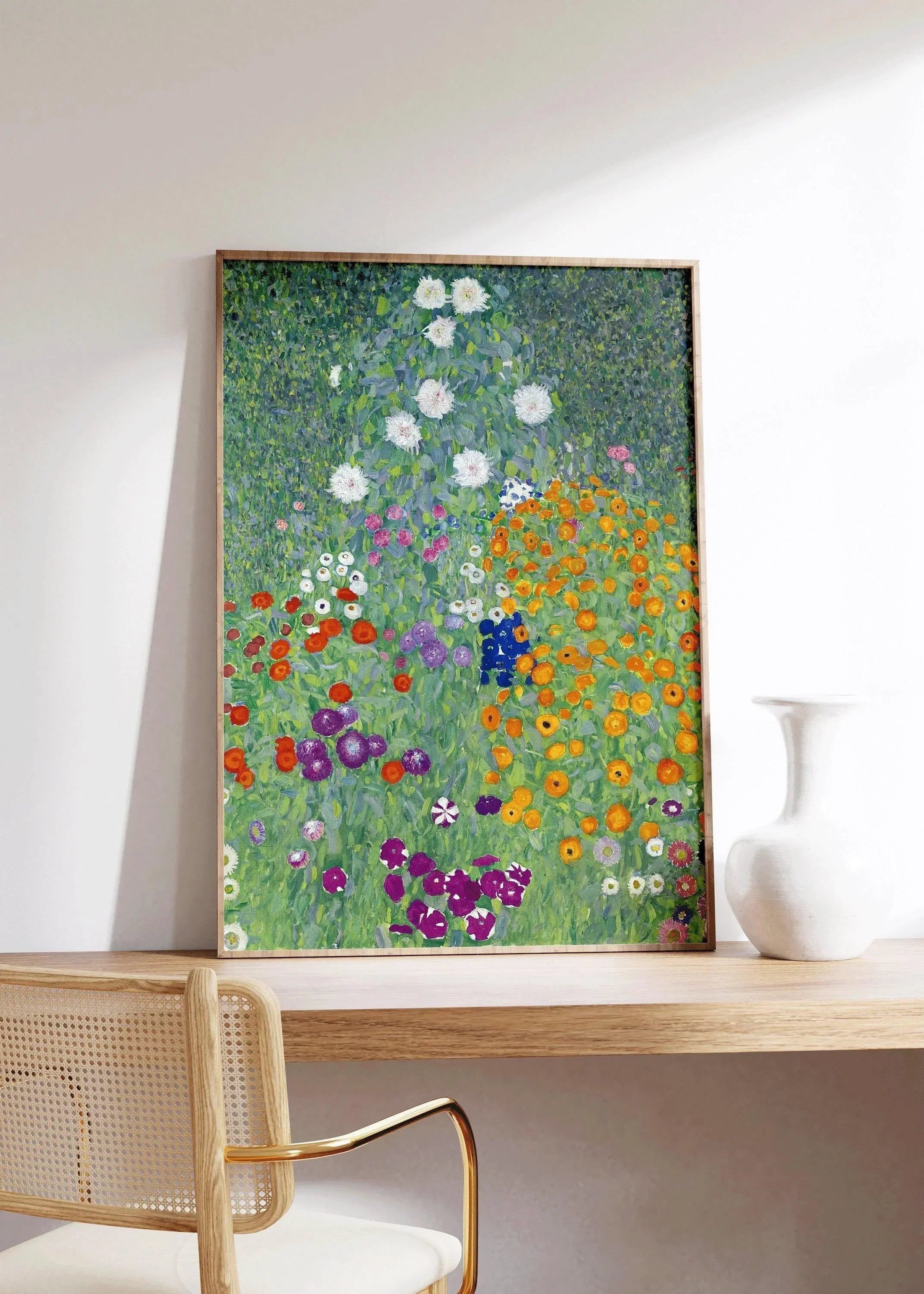 Gustav Klimt - Garden | Famous Vintage Painting (available handframed or unframed)
