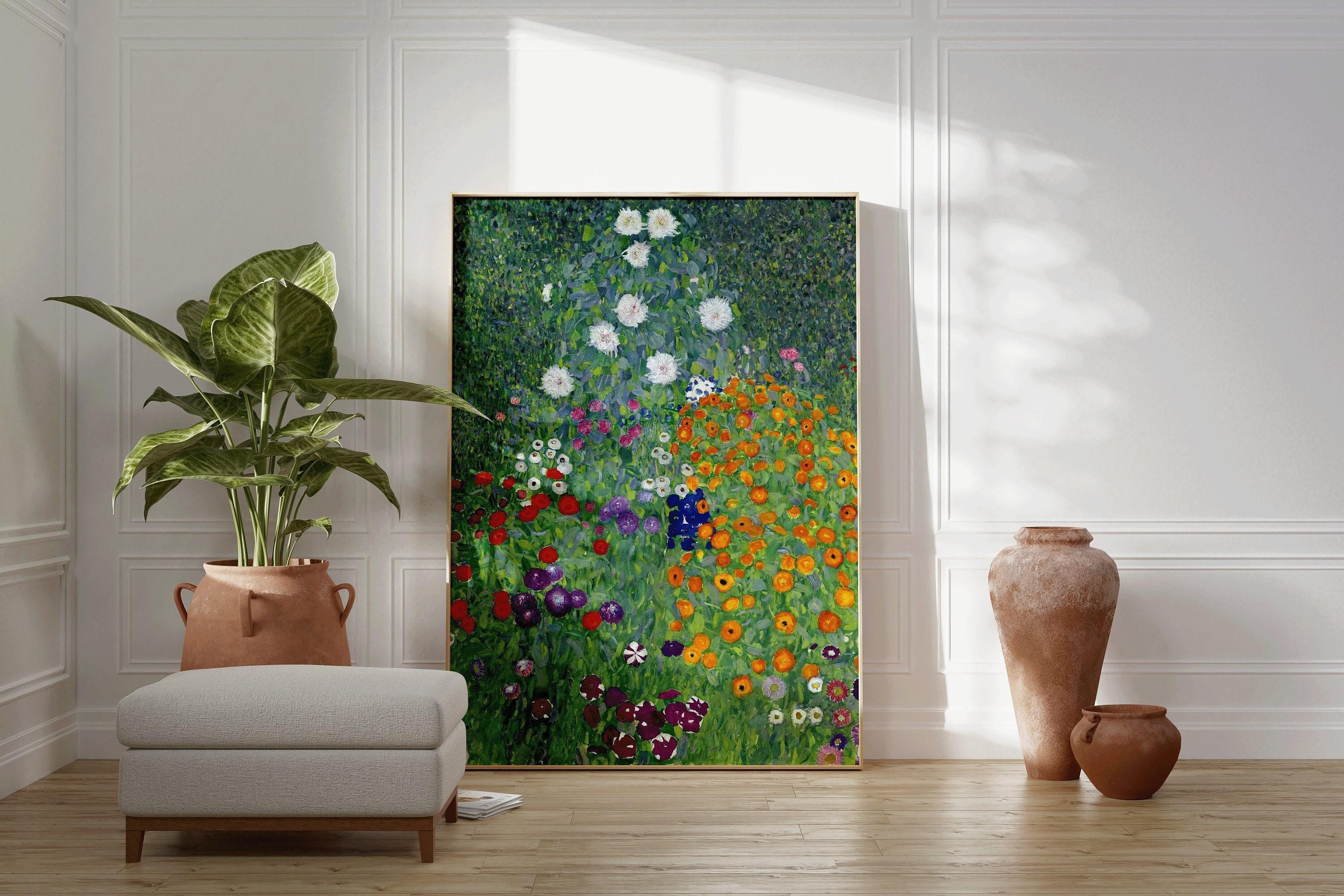 Gustav Klimt - Garden | Famous Vintage Painting (available handframed or unframed)
