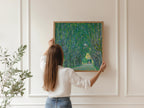 Gustav Klimt Print: Avenue to Kammer Castle, Green Serene Painting