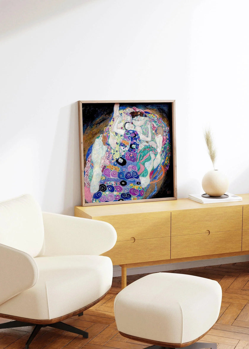 Gustav Klimt - The Virgin | Famous Vintage Painting (available handframed or unframed) 1x1