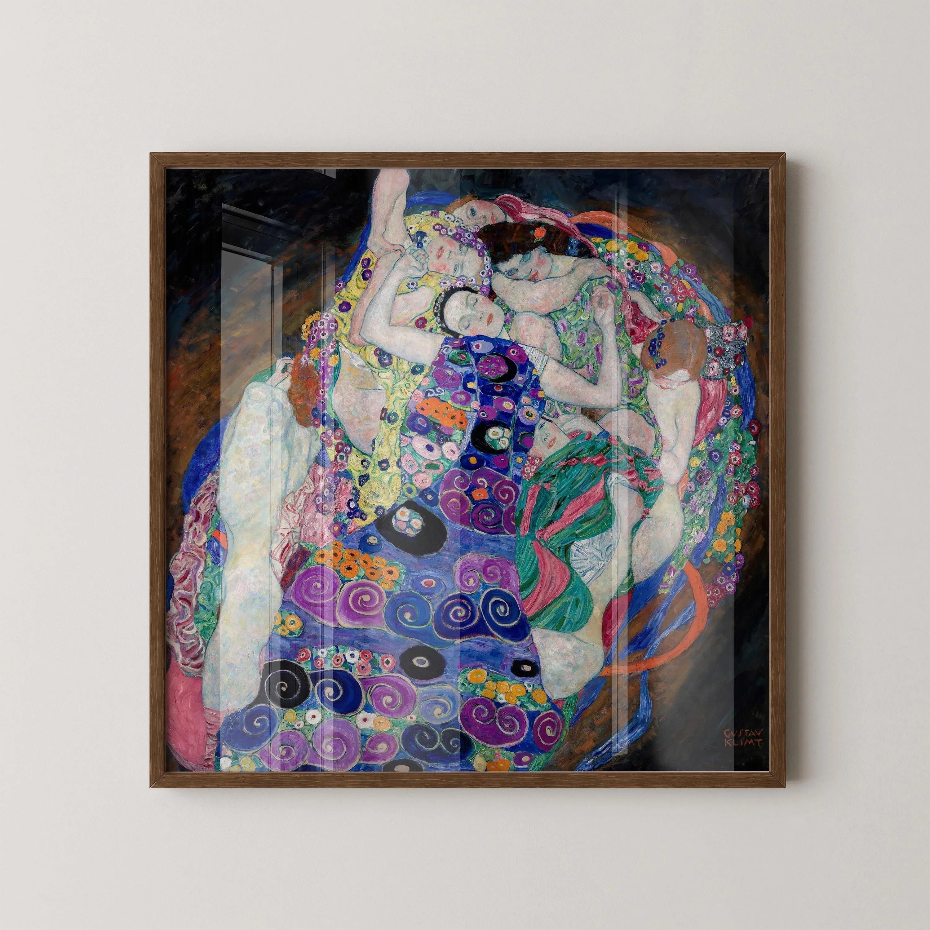 Gustav Klimt - The Virgin | Famous Vintage Painting (available handframed or unframed) 1x1