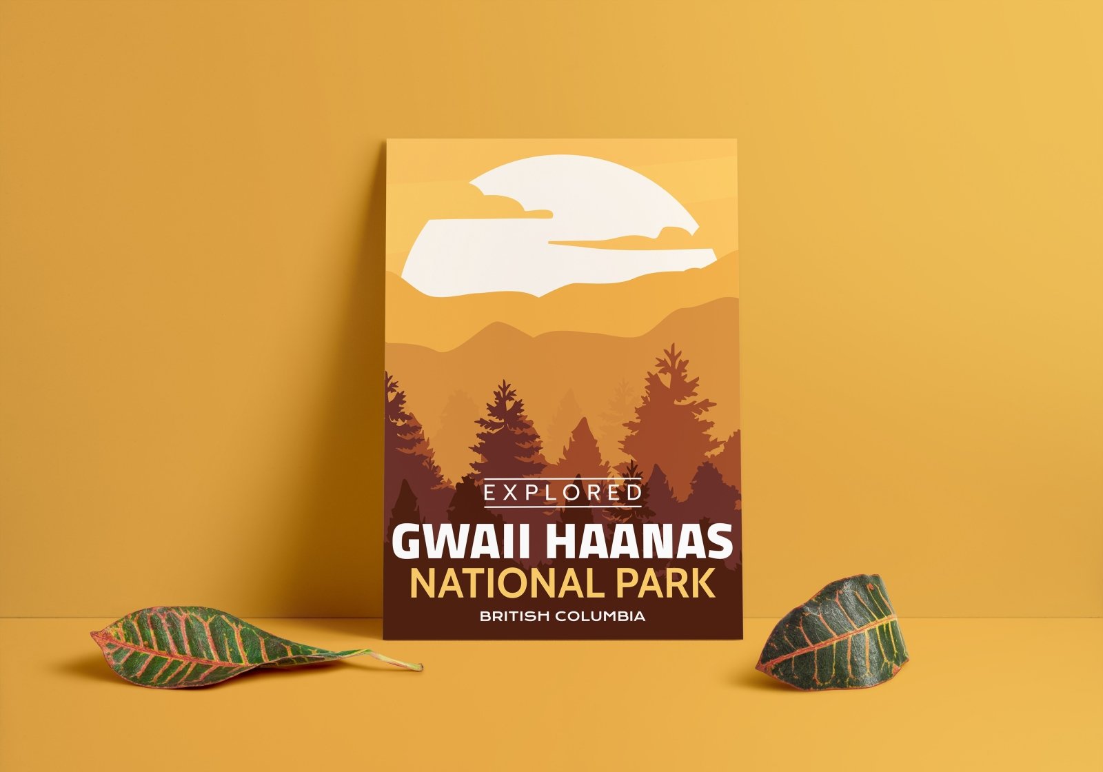 Gwaii Haanas National Park 'Explored' Poster, Canada Parks