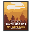 Gwaii Haanas National Park 'Explored' Poster, Canada Parks