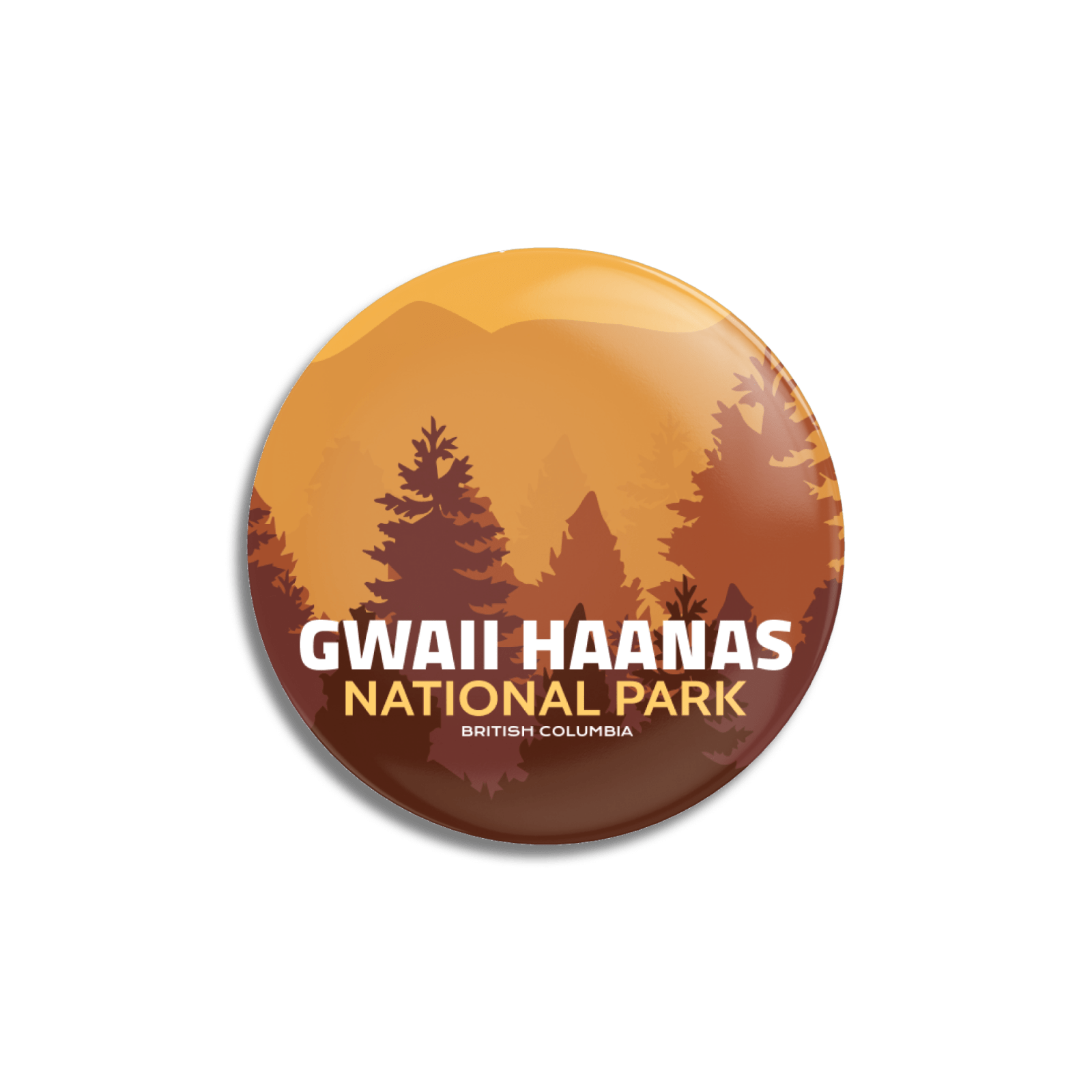 Gwaii Haanas National Park of Canada Pinback Button, Canada Parks