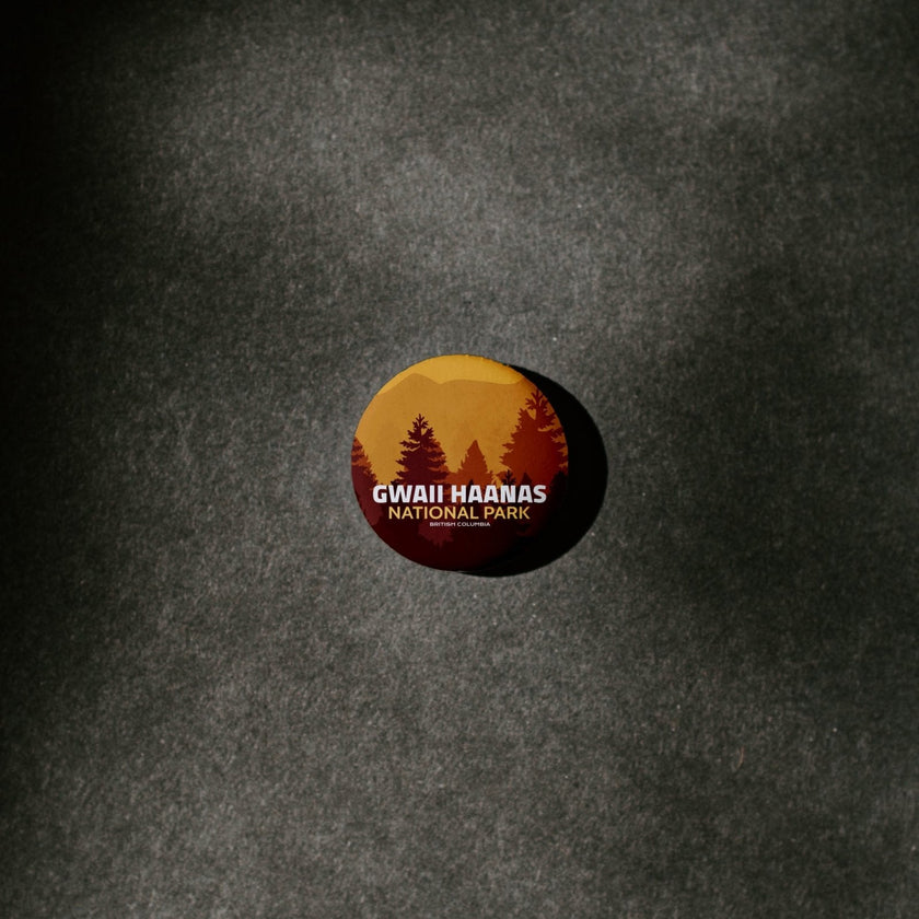 Gwaii Haanas National Park of Canada Pinback Button, Canada Parks