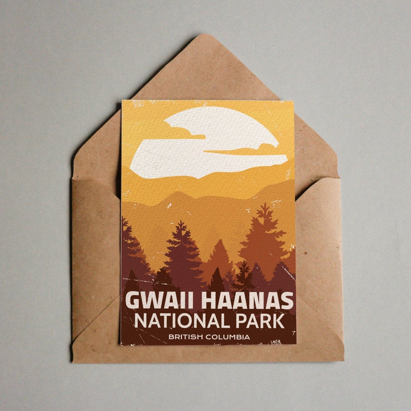 Gwaii Haanas National Park of Canada Postcard, Canada Parks