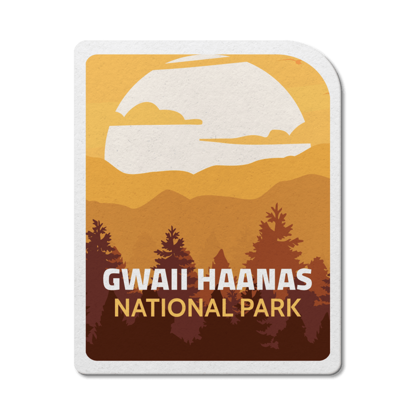 Gwaii Haanas National Park of Canada Waterproof Vinyl Sticker, Canada Parks