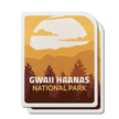 Gwaii Haanas National Park of Canada Waterproof Vinyl Sticker, Canada Parks
