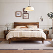 Aurora Solid Wood Bed Frame