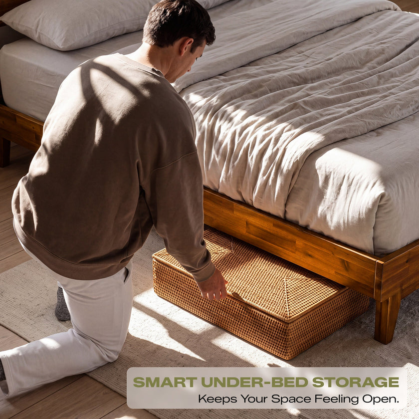 Aurora Solid Wood Bed Frame