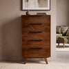 Harmony Solid Wood Dresser with 5 Drawers