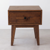 Sofia 1-Drawer Solid Wood Nightstand