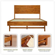 Elara Solid Wood Bed Frame